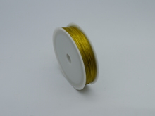 Проволока для бисера 0.5 мм 40 м желтая